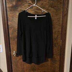 LuLaRoe Black Long Sleeve Shirt